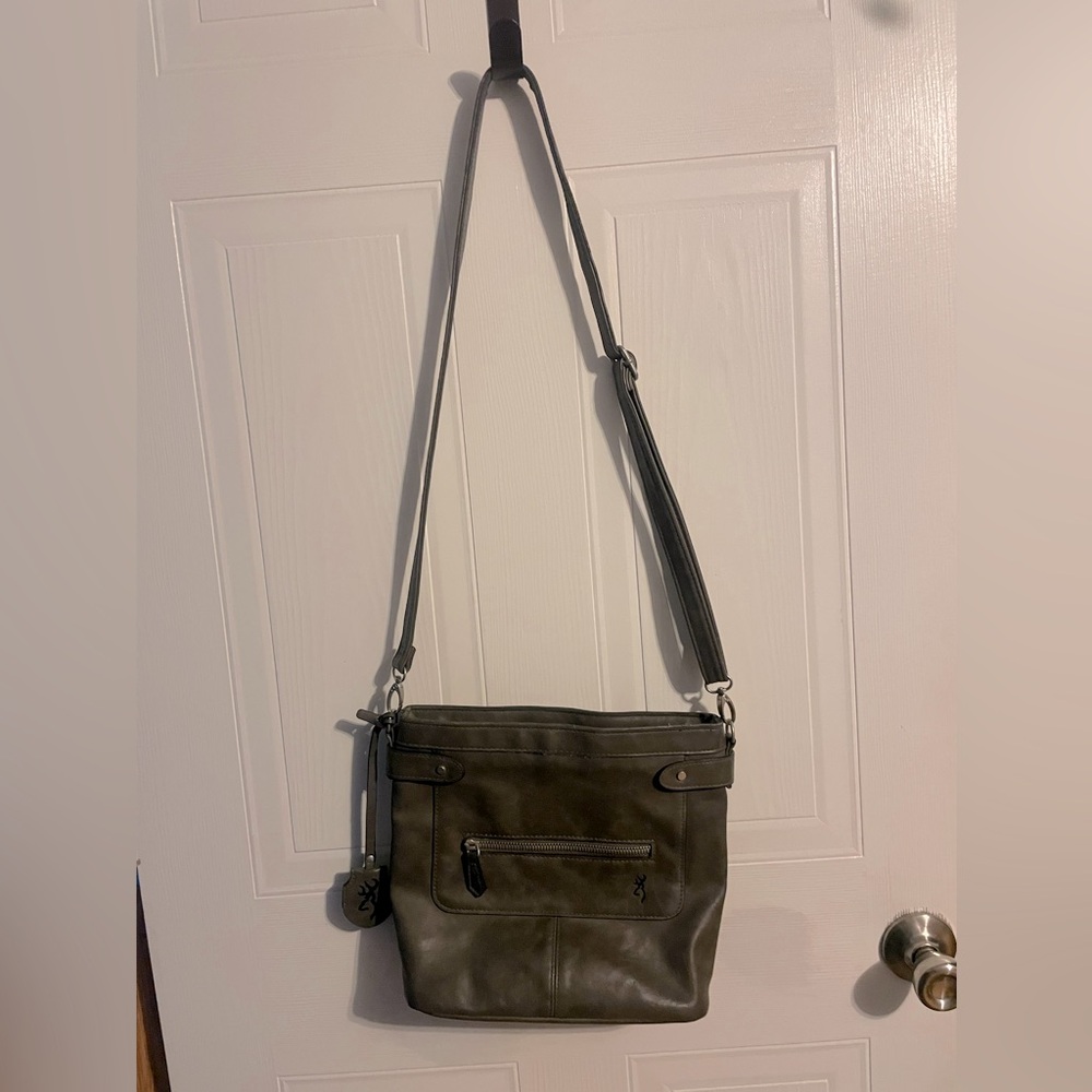 Browning purse with gun pocket